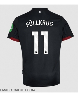 West Ham United Niclas Fullkrug #11 Tricou Fotbal Replică 2024-25 Barbati Deplasare